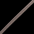 European Light Beige Two Row Mini Pom Pom Trim