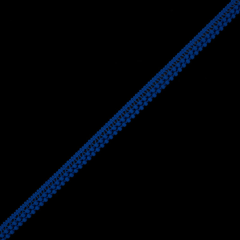 Royal Blue Two Row Mini Pom Pom Trim