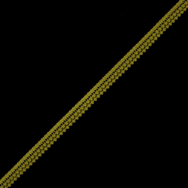Chartreuse Two Row Mini Pom Pom Trim