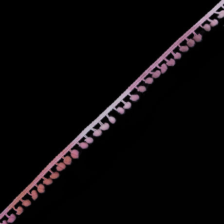 Pink Ombre Pom Pom Trim - 0.375"