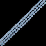 Light Blue Two Row Mini Pom Pom Trim