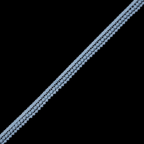 Light Blue Two Row Mini Pom Pom Trim