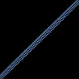 Blue Two Row Mini Pom Pom Trim