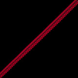 Red Two Row Mini Pom Pom Trim