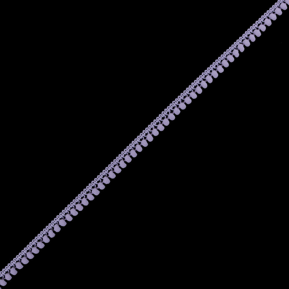European Lilac Single Row Mini Pom Pom Trim
