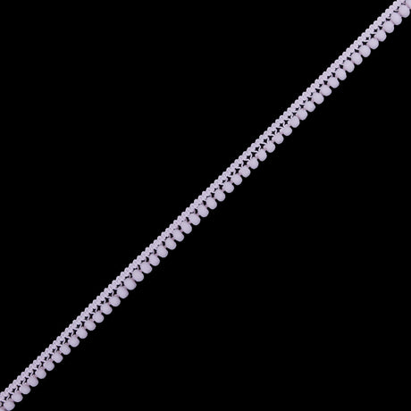 European Light Pink Single Row Mini Pom Pom Trim