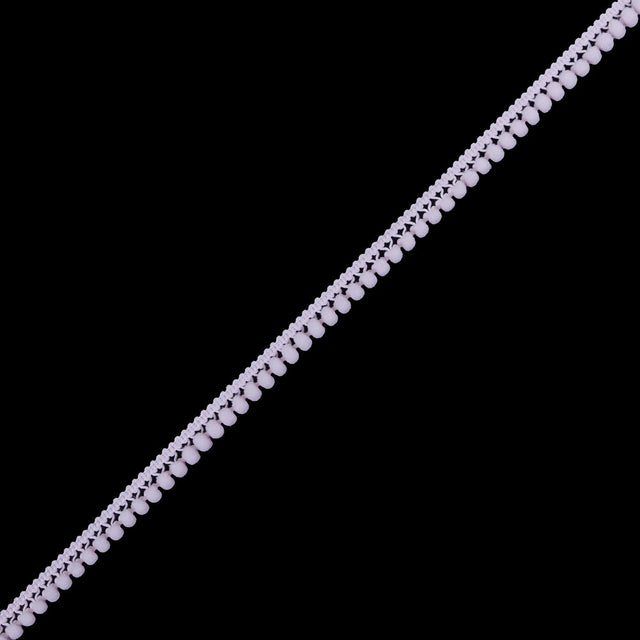 European Light Pink Single Row Mini Pom Pom Trim
