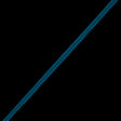 European Teal Single Row Mini Pom Pom Trim