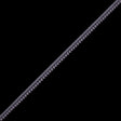 European Gray Single Row Mini Pom Pom Trim
