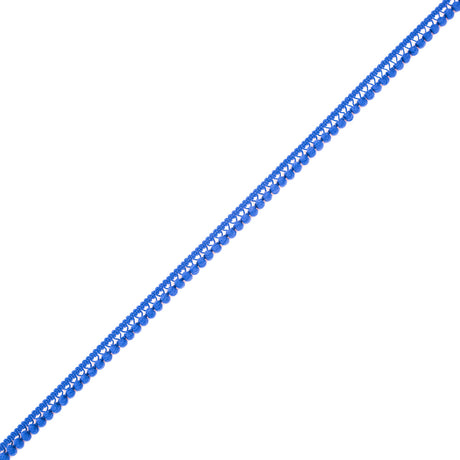 European Deep Royal Blue Single Row Mini Pom Pom Trim