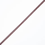 European Brown Single Row Mini Pom Pom Trim