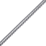 European Dark Gray Single Row Mini Pom Pom Trim