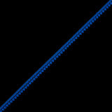 European Cobalt Single Row Mini Pom Pom Trim