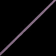 European Pink Single Row Mini Pom Pom Trim