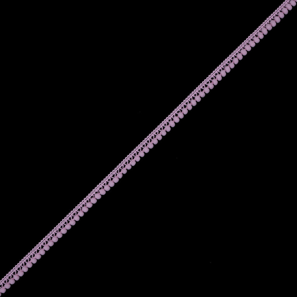 European Pink Single Row Mini Pom Pom Trim