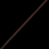 European Mocha Single Row Mini Pom Pom Trim