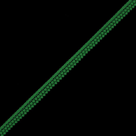 Lime Two Row Mini Pom Pom Trim