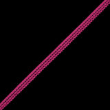 Fuchsia Two Row Mini Pom Pom Trim