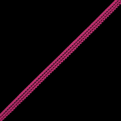 Fuchsia Two Row Mini Pom Pom Trim