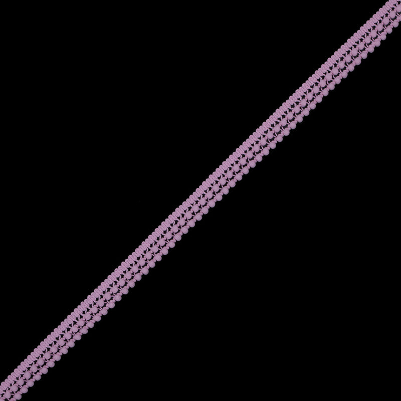 Pink Two Row Mini Pom Pom Trim