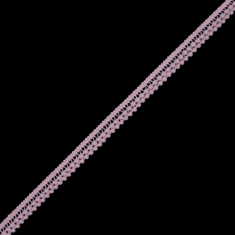 Baby Pink Two Row Mini Pom Pom Trim