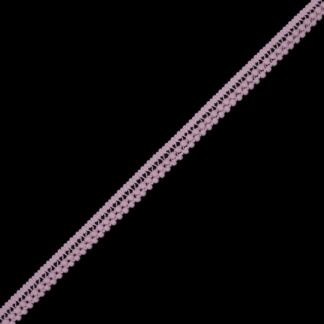 Baby Pink Two Row Mini Pom Pom Trim