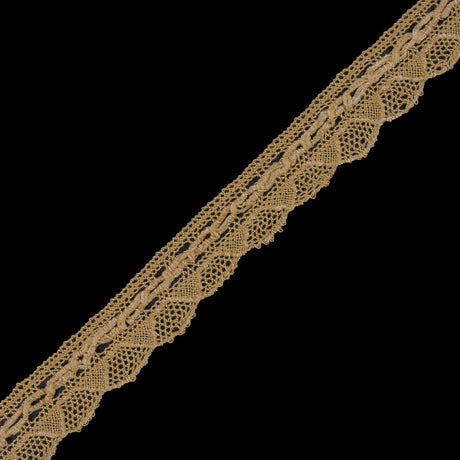 Yellow Crochet Chenille Trim - 1.5"