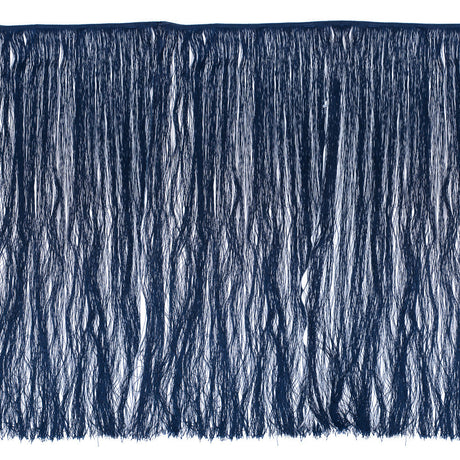 European Chainette Fringe Trim - 40" - Navy - Lindsay Collection