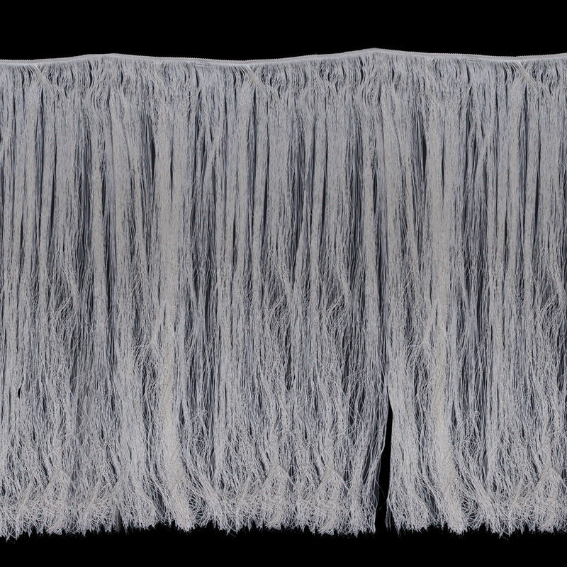 European Chainette Fringe Trim - 40" - Ecru - Lindsay Collection