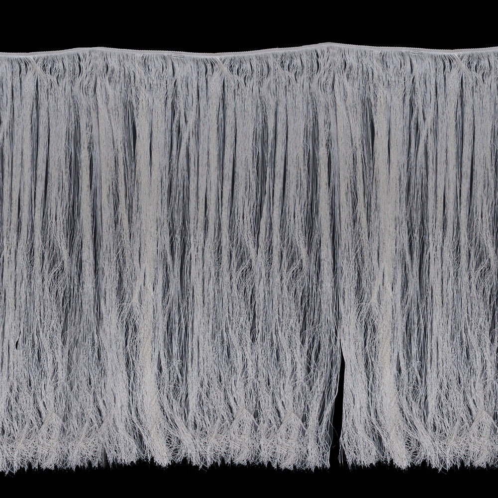 European Chainette Fringe Trim - 40" - Ecru - Lindsay Collection