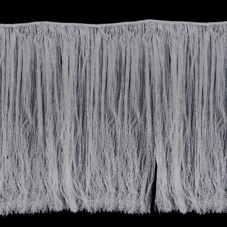 European Chainette Fringe Trim - 40" - Ecru - Lindsay Collection