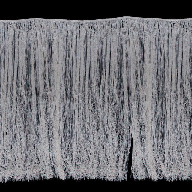 European Chainette Fringe Trim - 40" - Ecru - Lindsay Collection