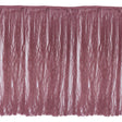 European Chainette Fringe Trim - 40" - Dusty Rose - Lindsay Collection