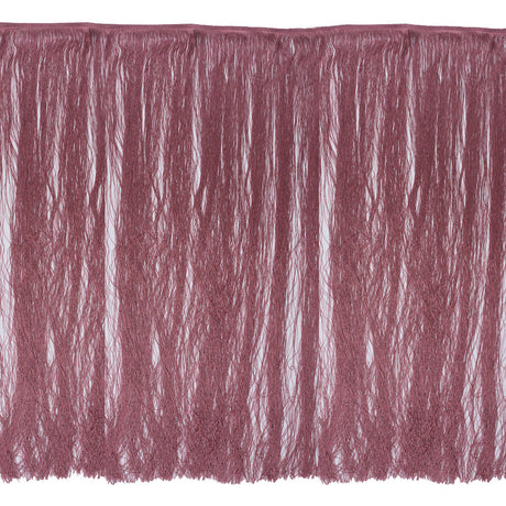 European Chainette Fringe Trim - 40" - Dusty Rose - Lindsay Collection