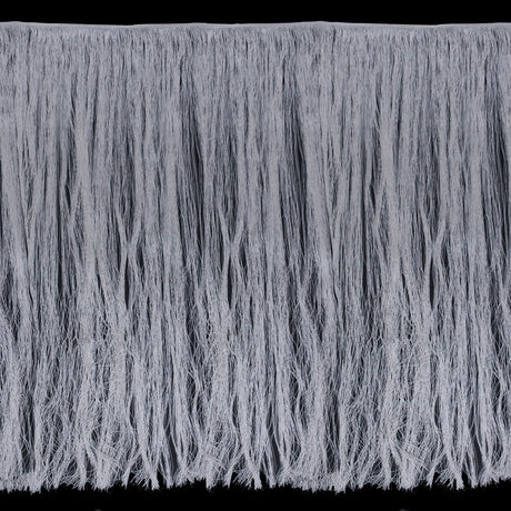 European Chainette Fringe Trim - 40" - Off White - Lindsay Collection