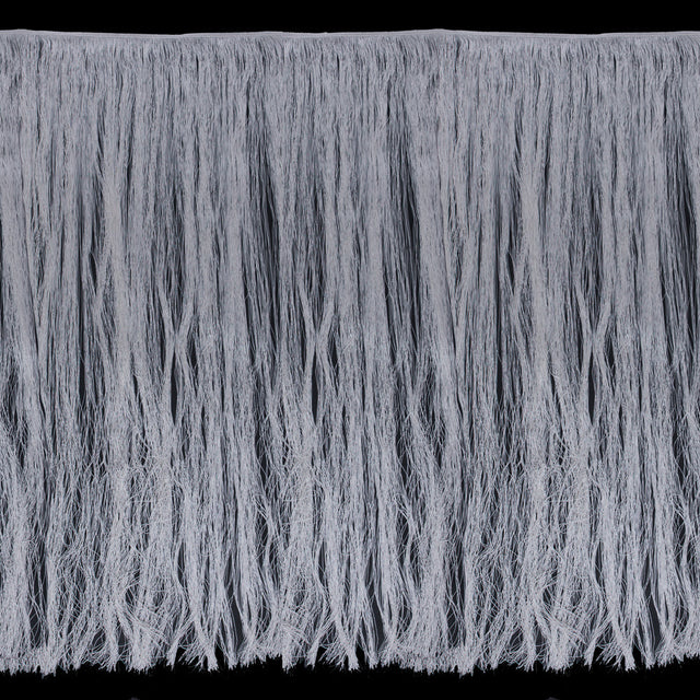 European Chainette Fringe Trim - 40" - Off White - Lindsay Collection
