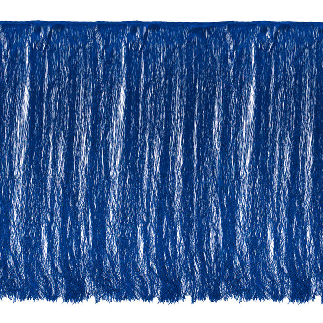 European Chainette Fringe Trim - 40" - Royal Blue - Lindsay Collection