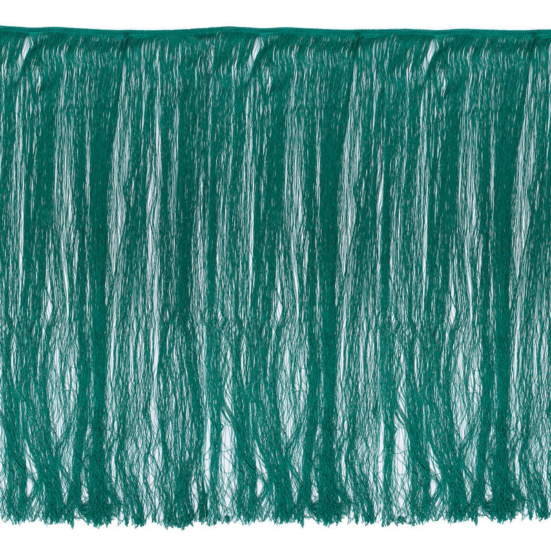 European Chainette Fringe Trim - 40" - Kelly Green - Lindsay Collection