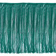 European Chainette Fringe Trim - 40" - Kelly Green - Lindsay Collection