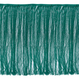 European Chainette Fringe Trim - 40" - Kelly Green - Lindsay Collection