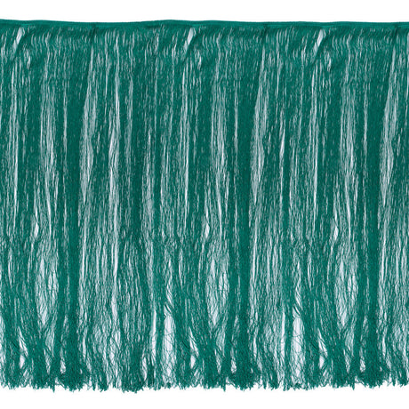 European Chainette Fringe Trim - 40" - Kelly Green - Lindsay Collection