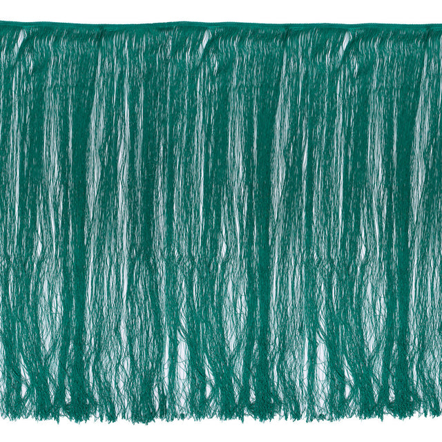 European Chainette Fringe Trim - 40" - Kelly Green - Lindsay Collection