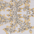 Yellow and Metallic Gold Floral Novelty Embroidered Mesh