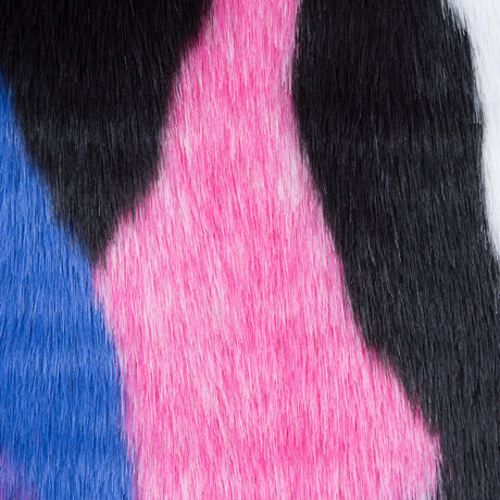 Vibrant Multicolored Faux Fur