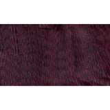Black and Red Long Haired Faux Fur