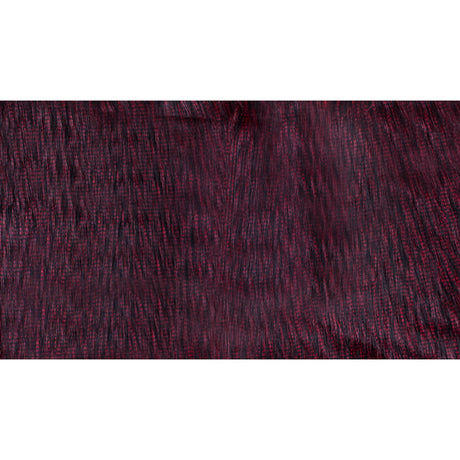 Black and Red Long Haired Faux Fur