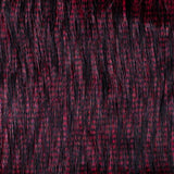 Black and Red Long Haired Faux Fur