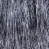 Black and White Long Haired Faux Fur
