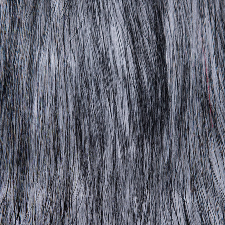 Black and White Long Haired Faux Fur