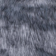 Black and White Long Haired Faux Fur